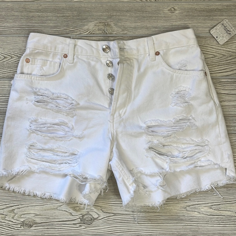 Free People We The Free Maggie Mid Rise Shorts